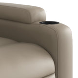 Fauteuil inclinable électrique Cappuccino Similicuir