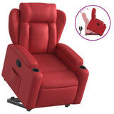 Fauteuil inclinable Rouge Similicuir