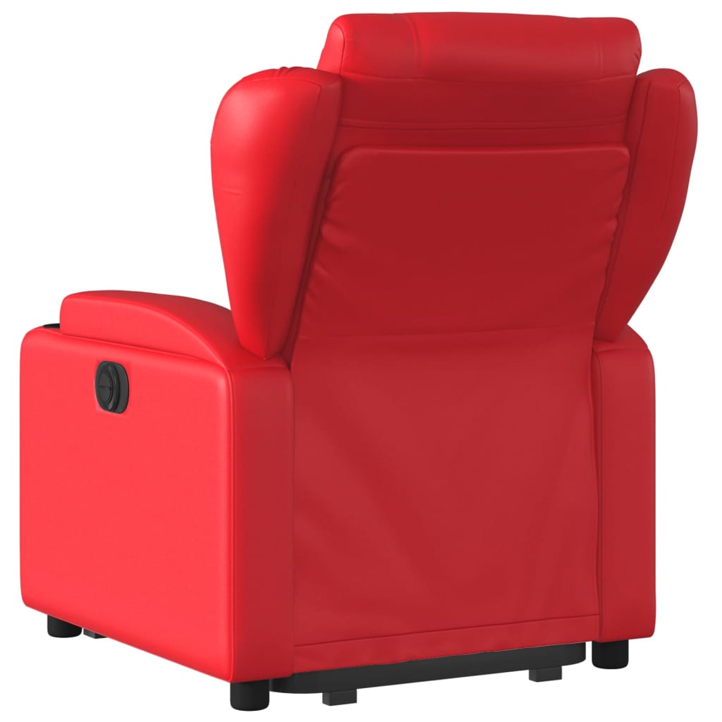 Fauteuil inclinable Rouge Similicuir