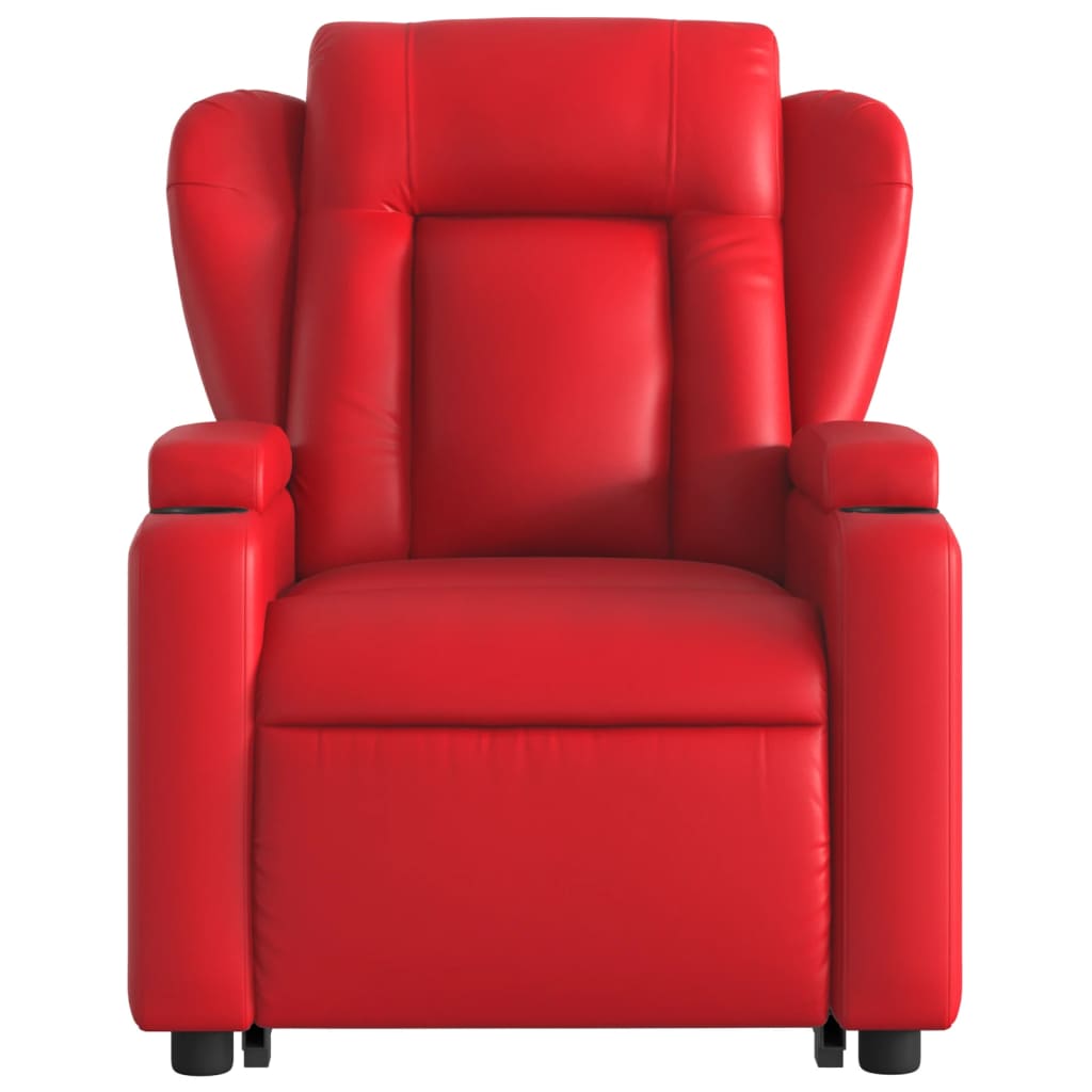 Fauteuil inclinable Rouge Similicuir