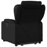 Fauteuil inclinable de massage Noir Similicuir