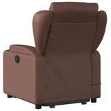 Fauteuil inclinable de massage Marron Similicuir