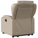 Fauteuil inclinable électrique cappuccino similicuir