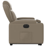 Fauteuil inclinable électrique cappuccino similicuir