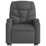 Fauteuil inclinable Gris foncé Tissu