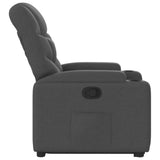 Fauteuil inclinable Gris foncé Tissu