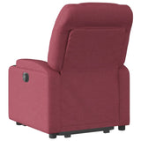 Fauteuil inclinable rouge bordeaux tissu