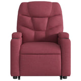 Fauteuil inclinable rouge bordeaux tissu