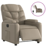 Fauteuil inclinable électrique Cappuccino Similicuir