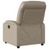 Fauteuil inclinable électrique Cappuccino Similicuir