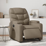 Fauteuil inclinable électrique Cappuccino Similicuir