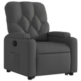 Fauteuil inclinable Gris foncé Tissu