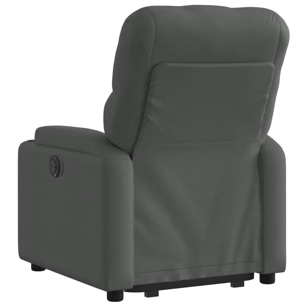 Fauteuil inclinable Gris foncé Tissu