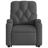 Fauteuil inclinable Gris foncé Tissu