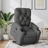 Fauteuil inclinable Gris foncé Tissu