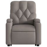 Fauteuil inclinable taupe tissu