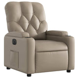 Fauteuil inclinable électrique Cappuccino Similicuir