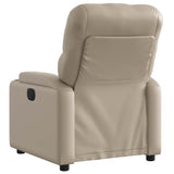 Fauteuil inclinable électrique Cappuccino Similicuir