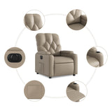 Fauteuil inclinable électrique Cappuccino Similicuir