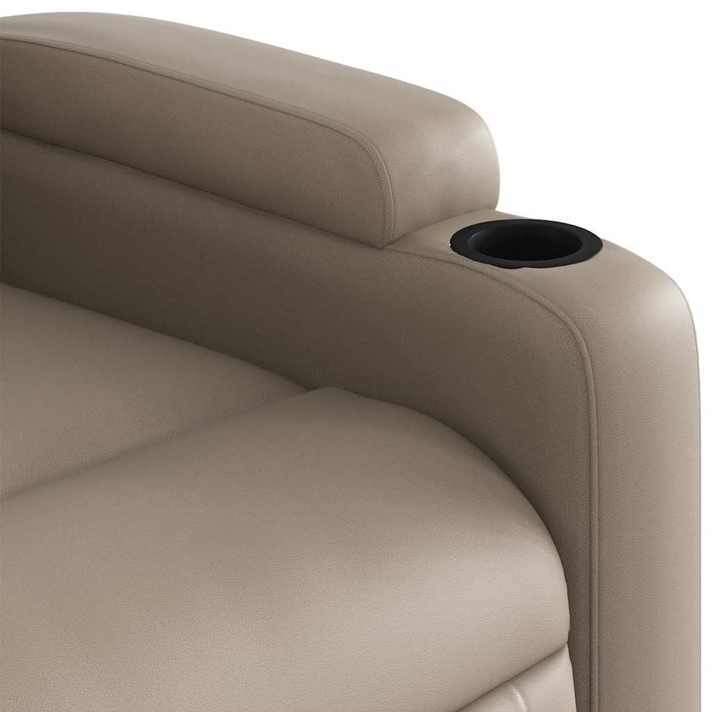 Fauteuil inclinable électrique Cappuccino Similicuir