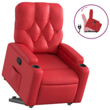 Fauteuil inclinable Rouge Similicuir