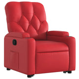 Fauteuil inclinable Rouge Similicuir