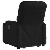 Fauteuil inclinable de massage Noir Similicuir