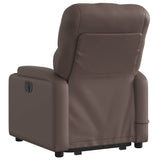 Fauteuil inclinable de massage Marron Similicuir