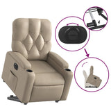 Fauteuil inclinable électrique cappuccino similicuir