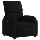 Fauteuil inclinable électrique Noir Tissu