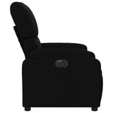 Fauteuil inclinable électrique Noir Tissu