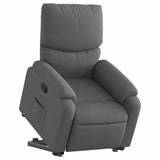 Fauteuil inclinable Gris foncé Tissu