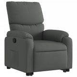 Fauteuil inclinable Gris foncé Tissu