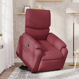 Fauteuil inclinable rouge bordeaux tissu