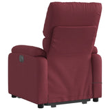 Fauteuil inclinable de massage Rouge bordeaux Tissu