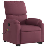 Fauteuil inclinable de massage Violet Tissu