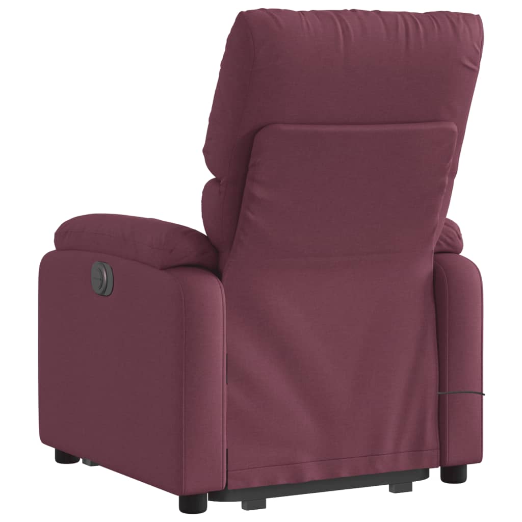 Fauteuil inclinable de massage Violet Tissu