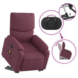 Fauteuil inclinable de massage Violet Tissu