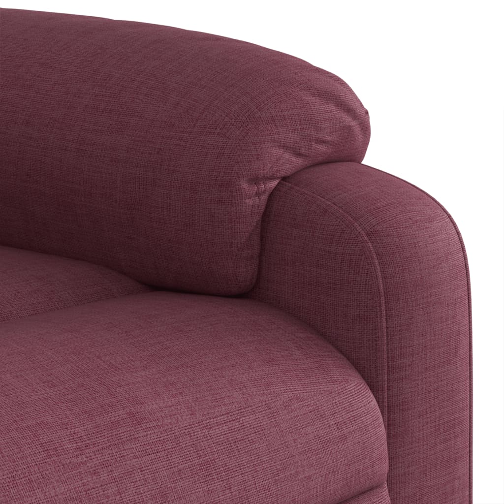 Fauteuil inclinable de massage Violet Tissu