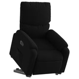 Fauteuil inclinable électrique noir tissu