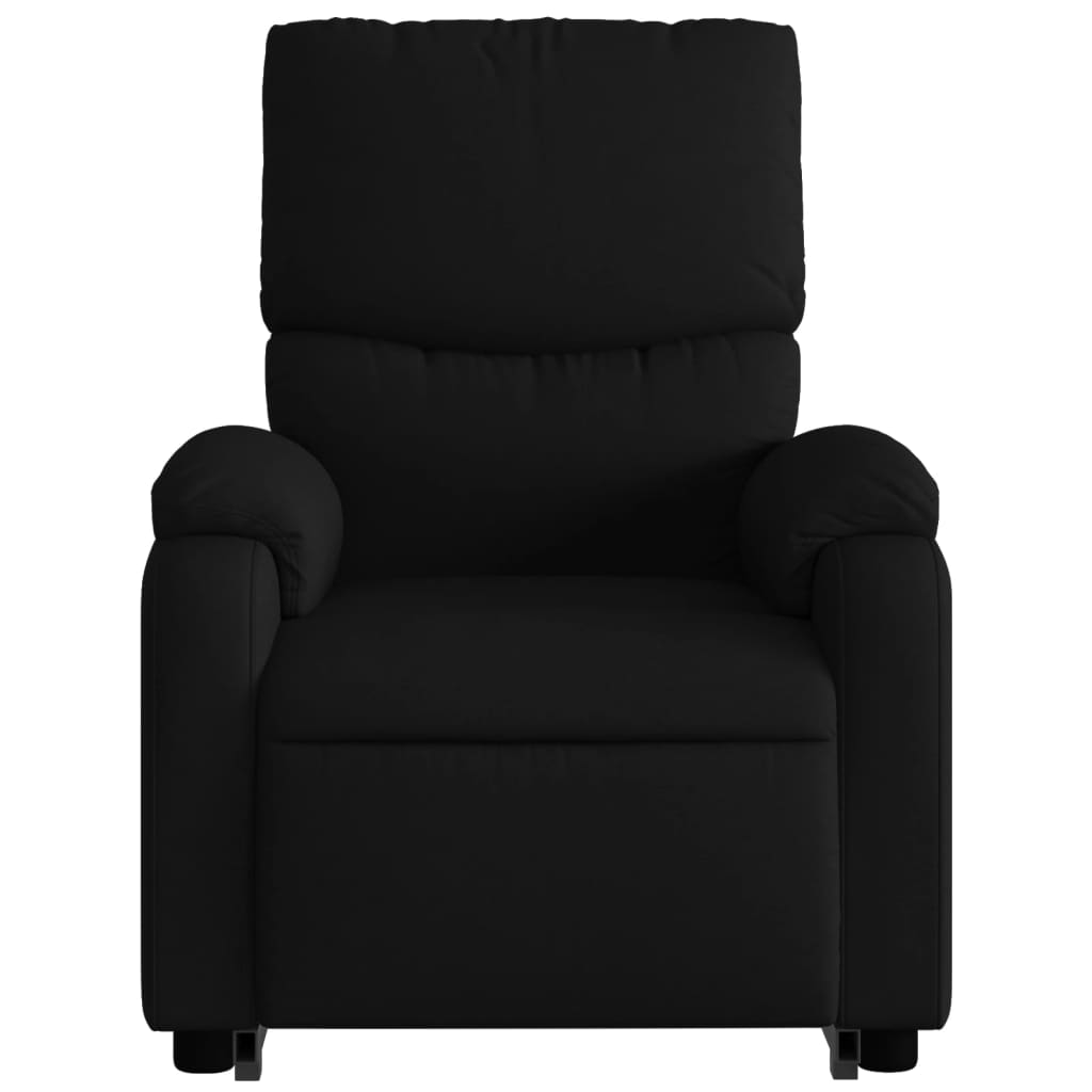 Fauteuil inclinable électrique noir tissu