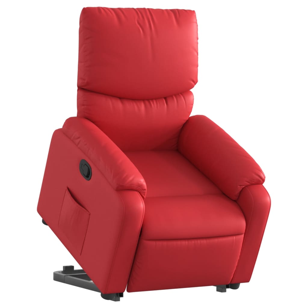 Fauteuil inclinable Rouge Similicuir