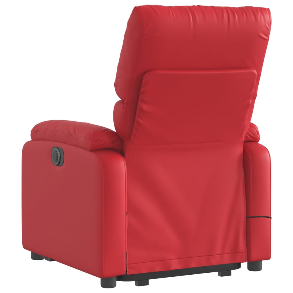 Fauteuil inclinable Rouge Similicuir