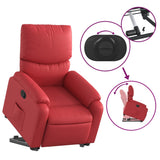 Fauteuil inclinable Rouge Similicuir