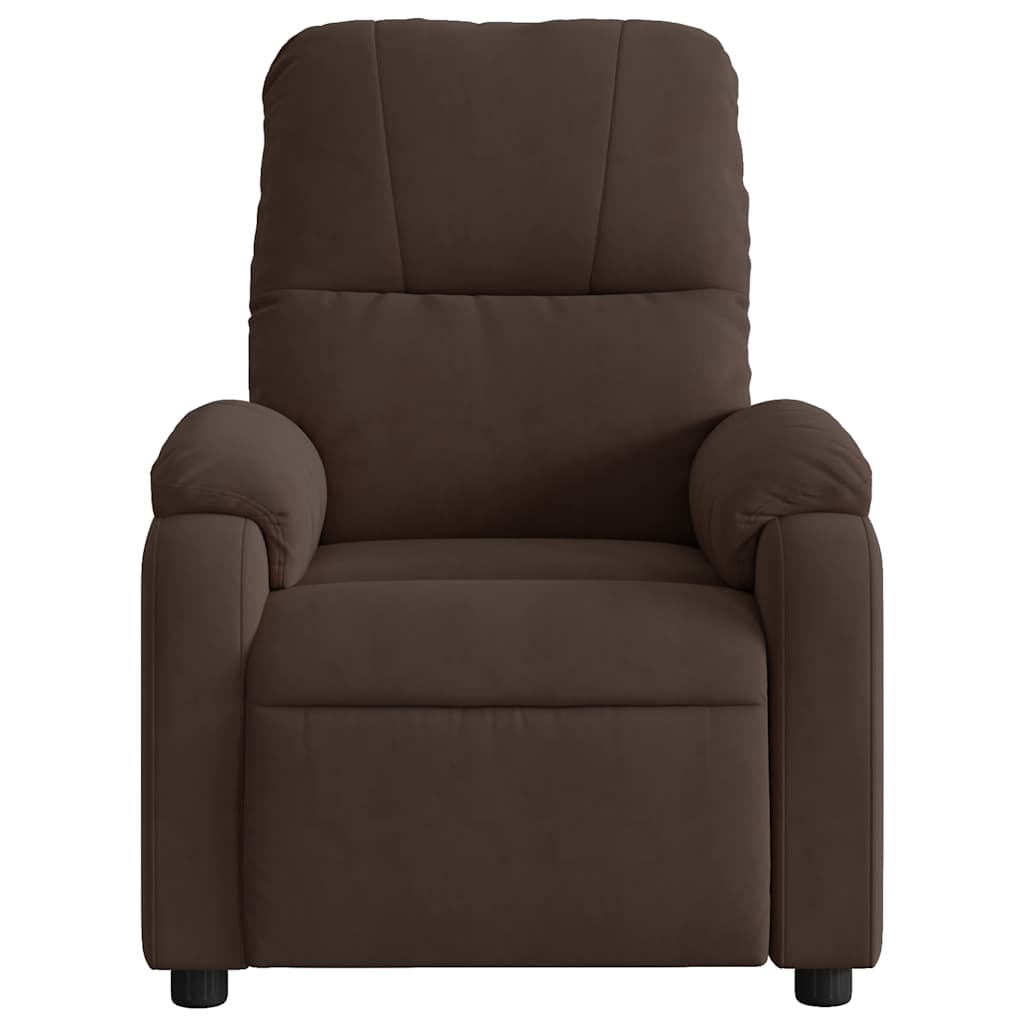 Fauteuil inclinable de massage électrique marron