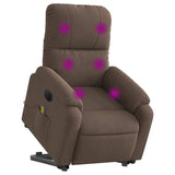 Fauteuil inclinable de massage électrique marron