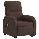 Fauteuil inclinable de massage électrique marron