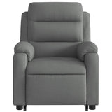 Fauteuil inclinable Gris foncé Tissu