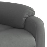 Fauteuil inclinable Gris foncé Tissu