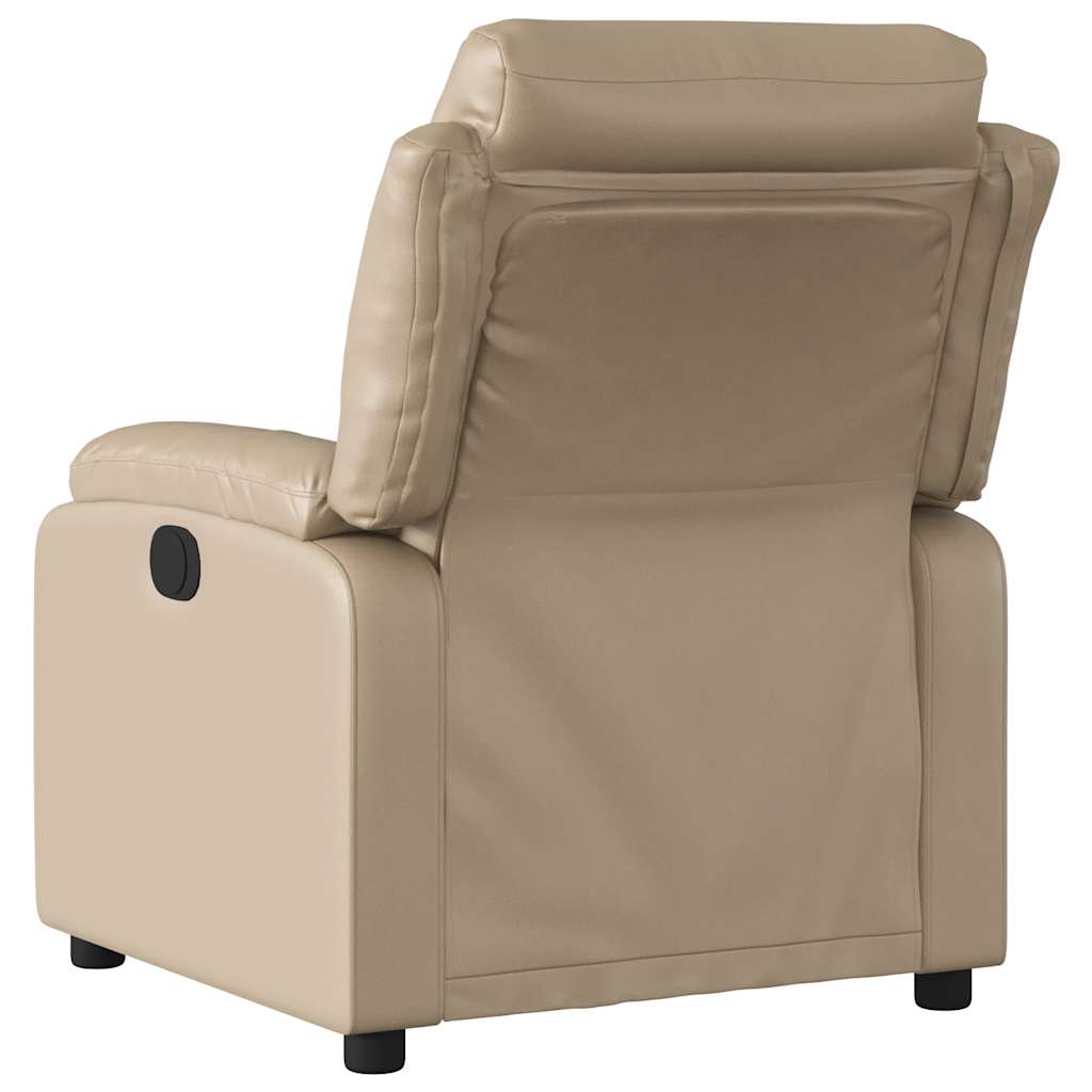 Fauteuil inclinable électrique Cappuccino Similicuir